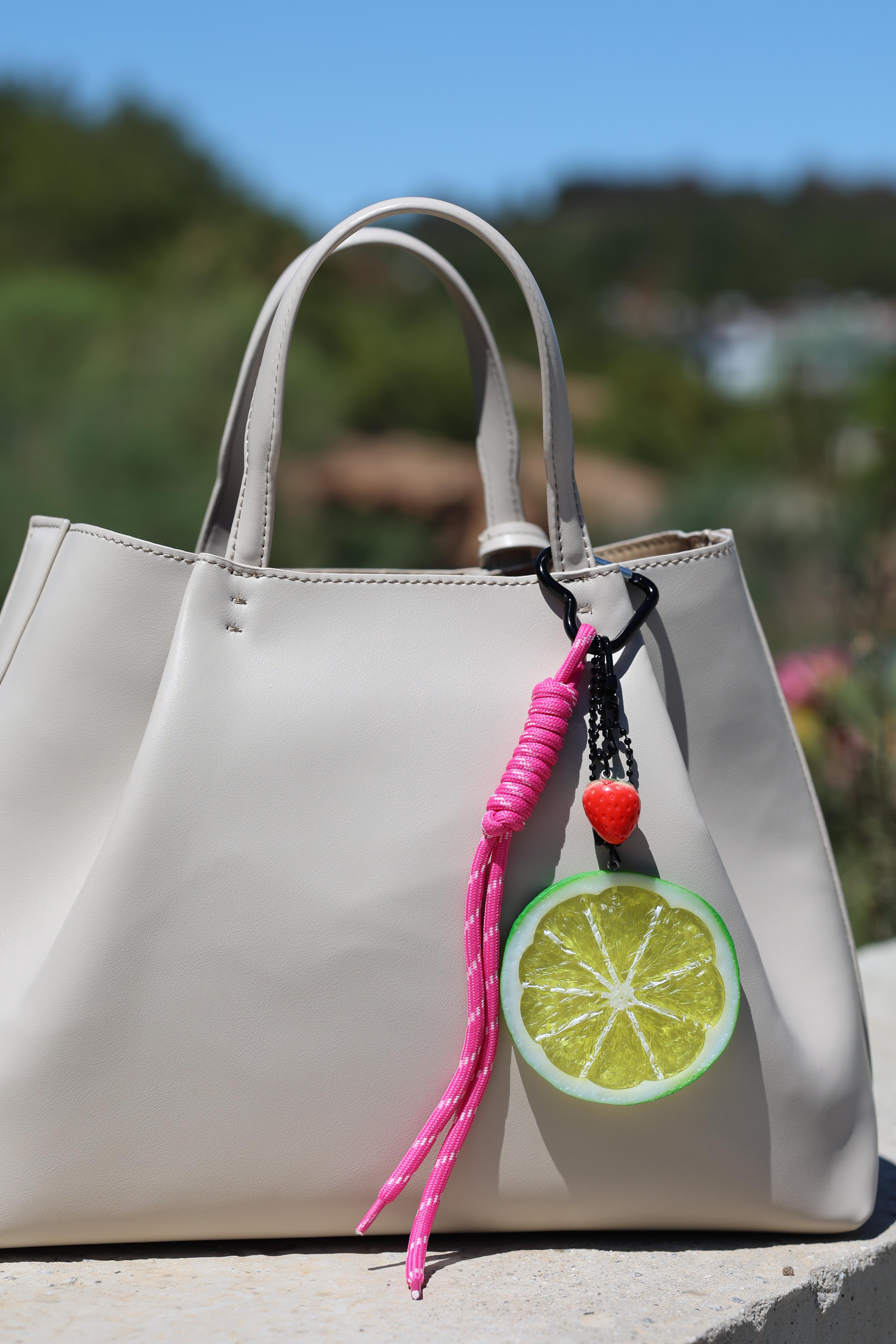 Lime and Strawberry Çanta Charm
