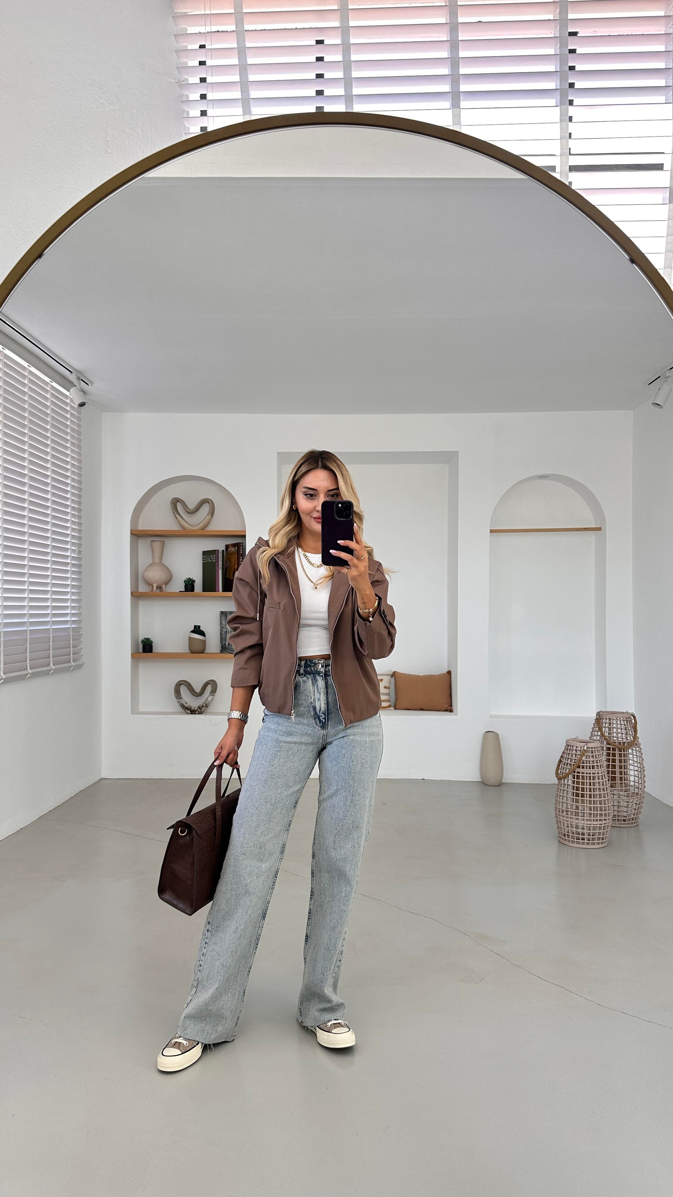 Premium Seri Kar Yıkama Straight Fit Jean