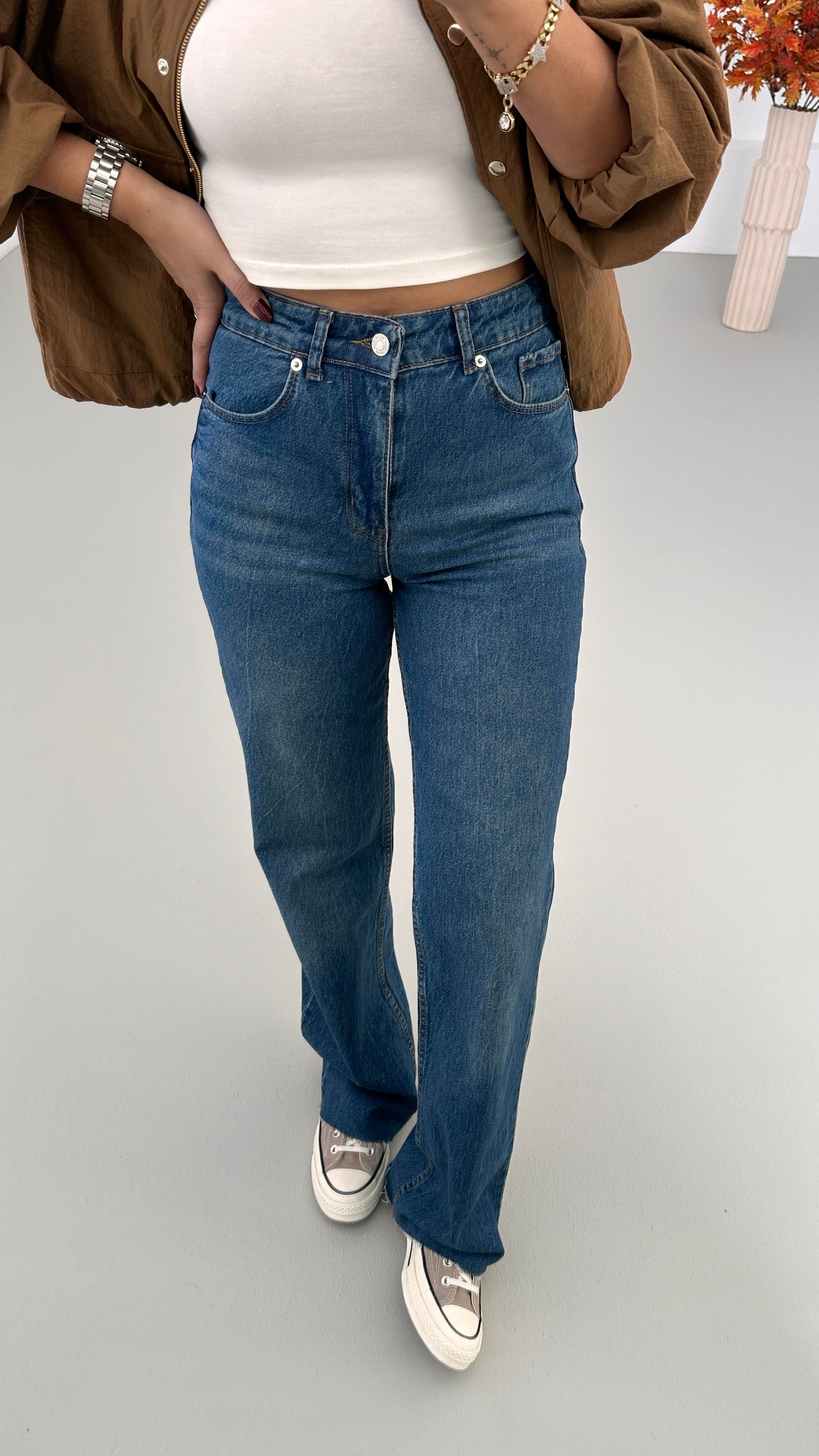 Premium Seri Vintage Straight Fit Jean