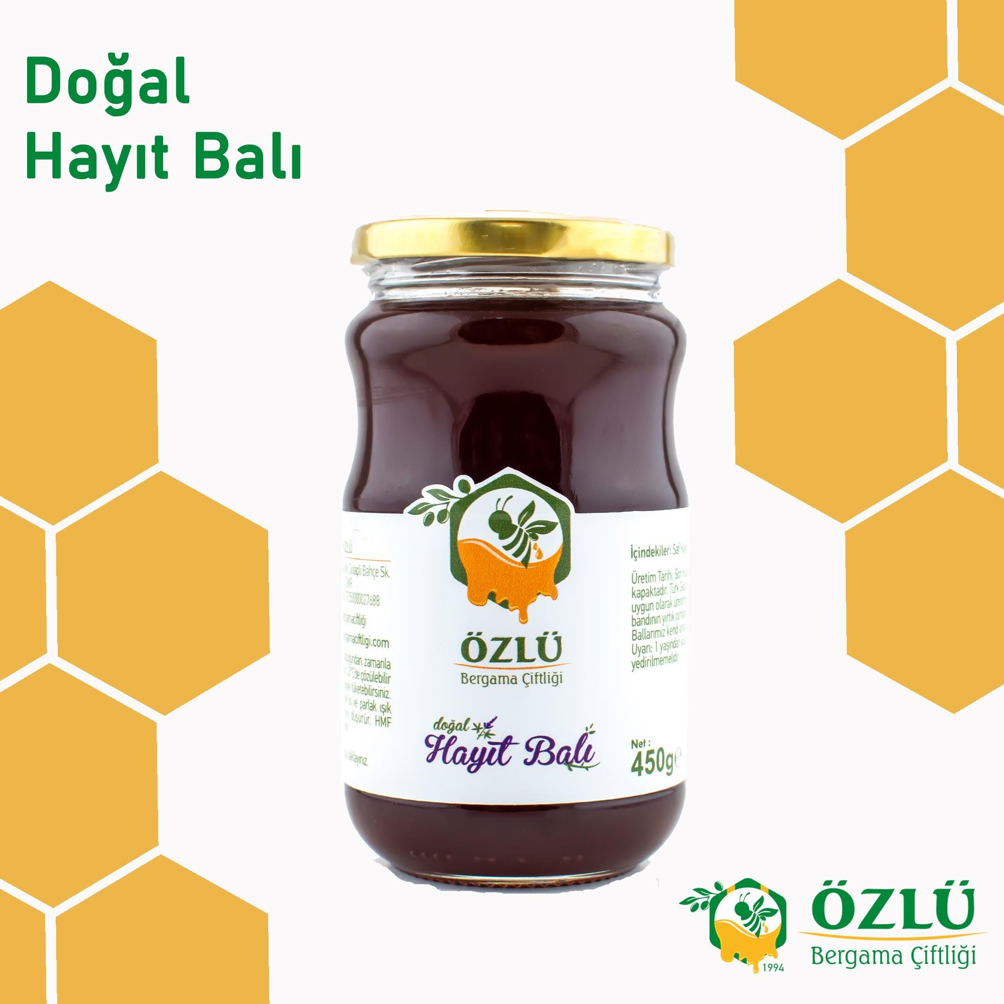 Hayıt Balı 450G Cam Kavanoz