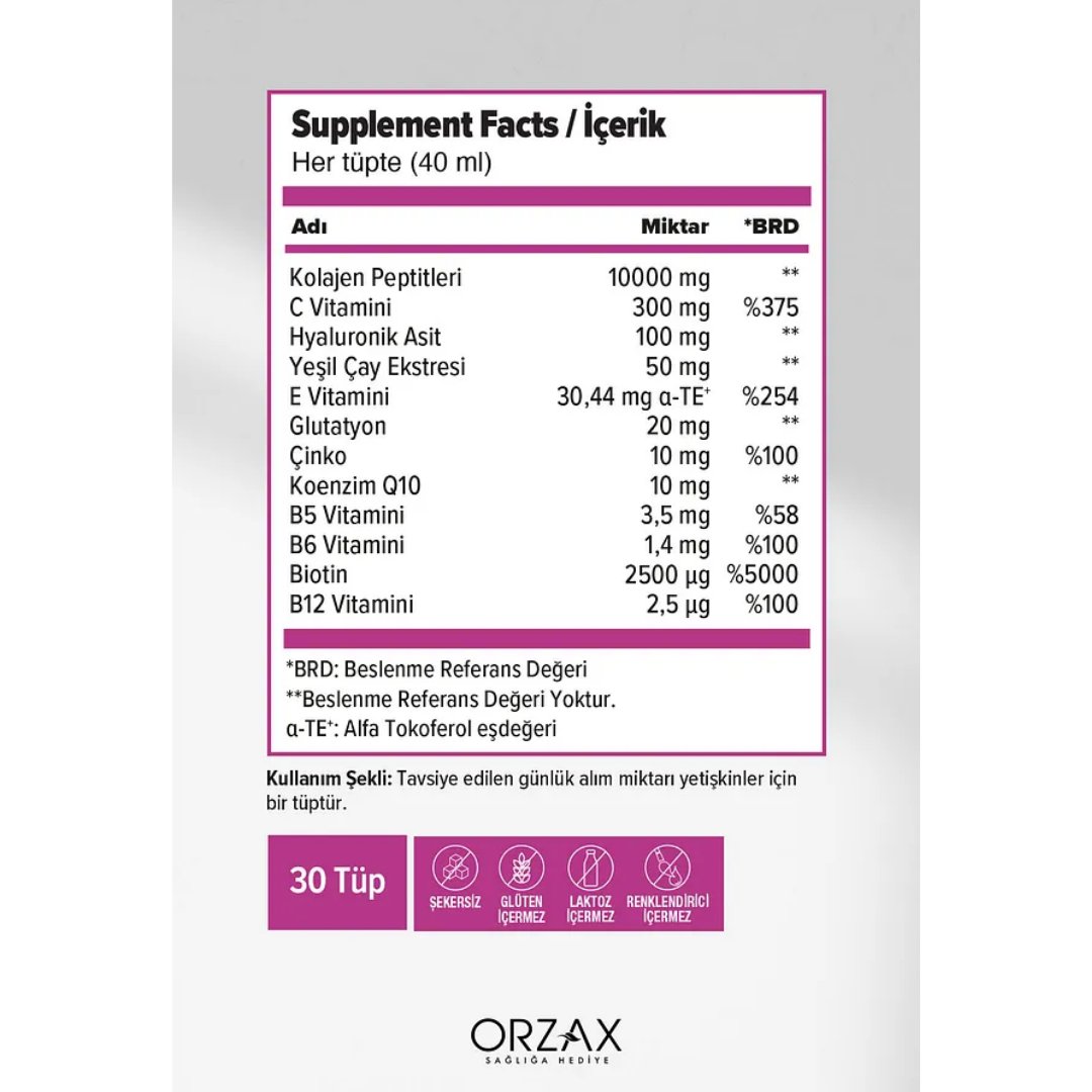  Day2Day The Collagen Beauty Plus Mango Aromalı Takviye Edici Gıda 30 Tüp - Day2Day