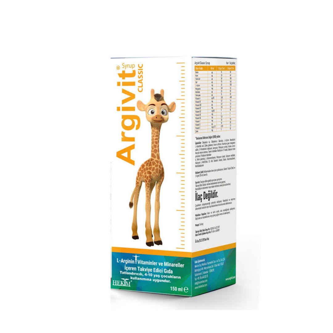 Argivit Takviye Edici Gıda Şurup 150 ml - Argivit