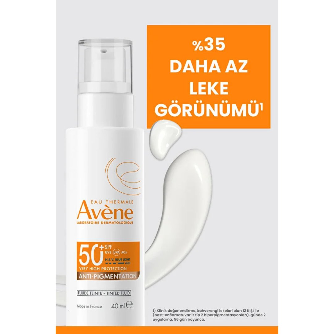 Avene Azelaik Asit (%0,12) İçeren SPF 50+ Leke Karşıtı Renkli Güneş Kremi 40 ml - Avene