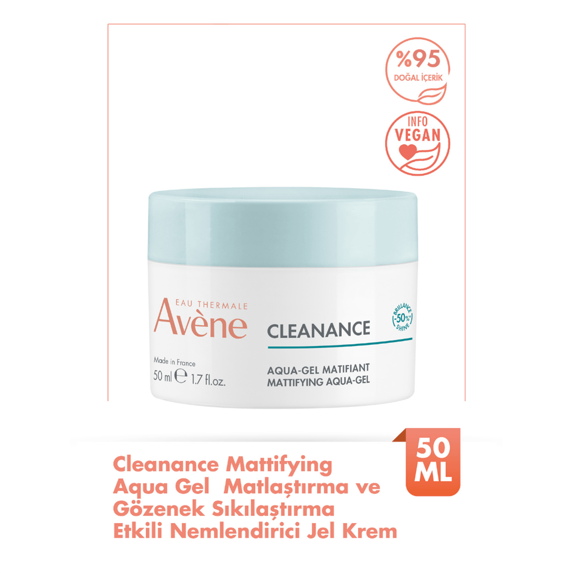 Avene Cleanance AQUA-GEL Aqua Cream-in-Gel 50ml - Avene