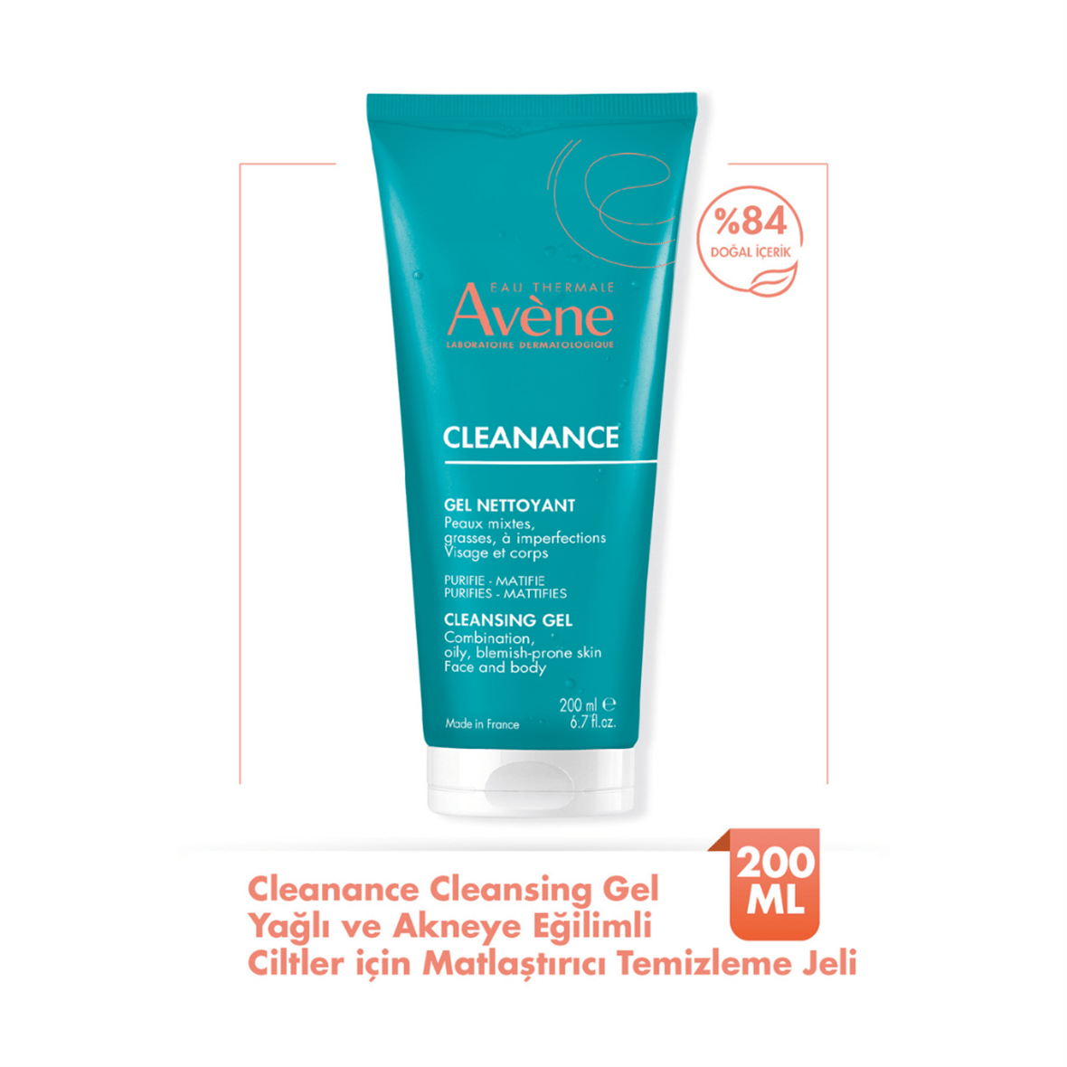 Avene Cleanance Temizleme Jeli 200 ml - Avene