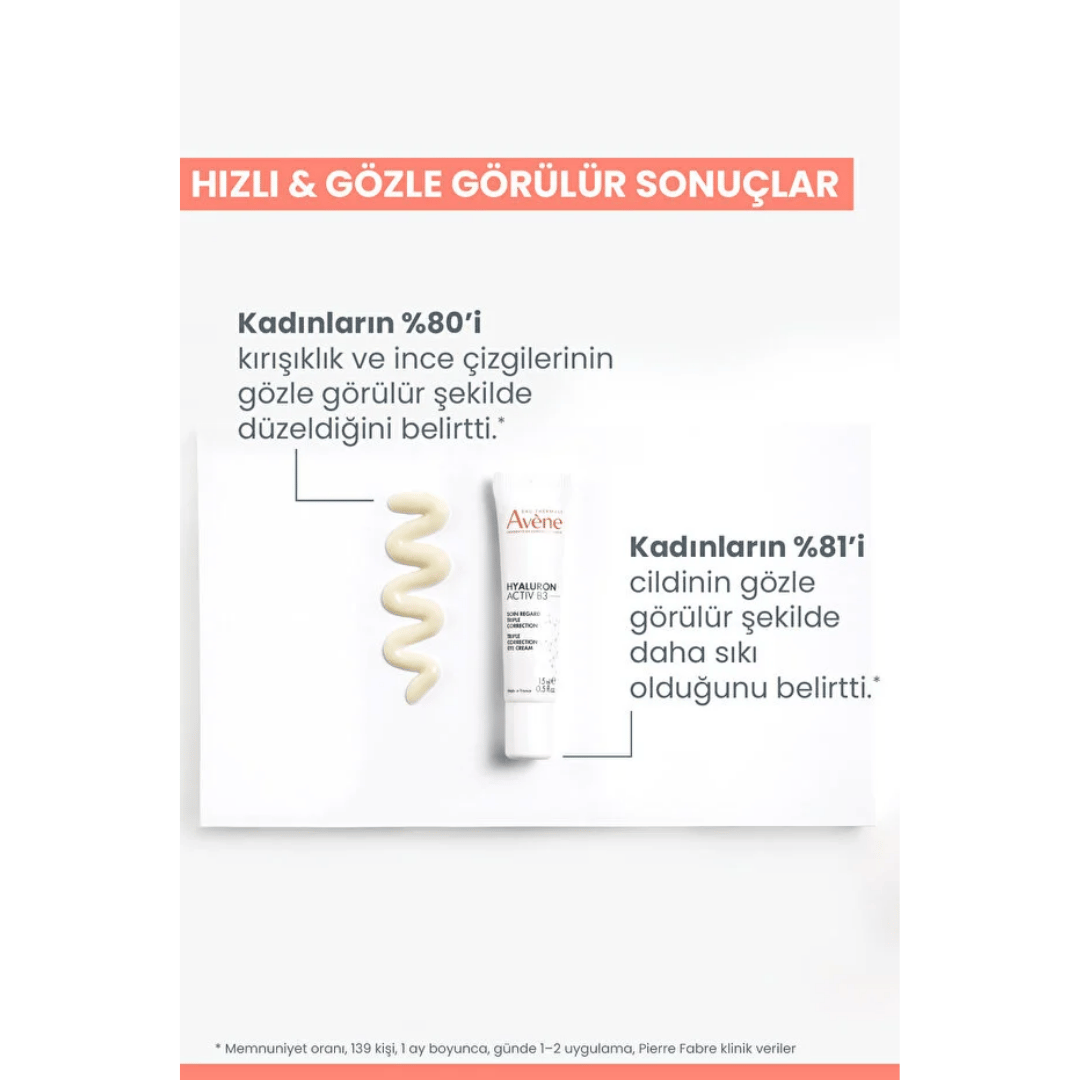 Avene Hyaluron Activ B3 Göz Çevresi Kremi 15 ml - Avene