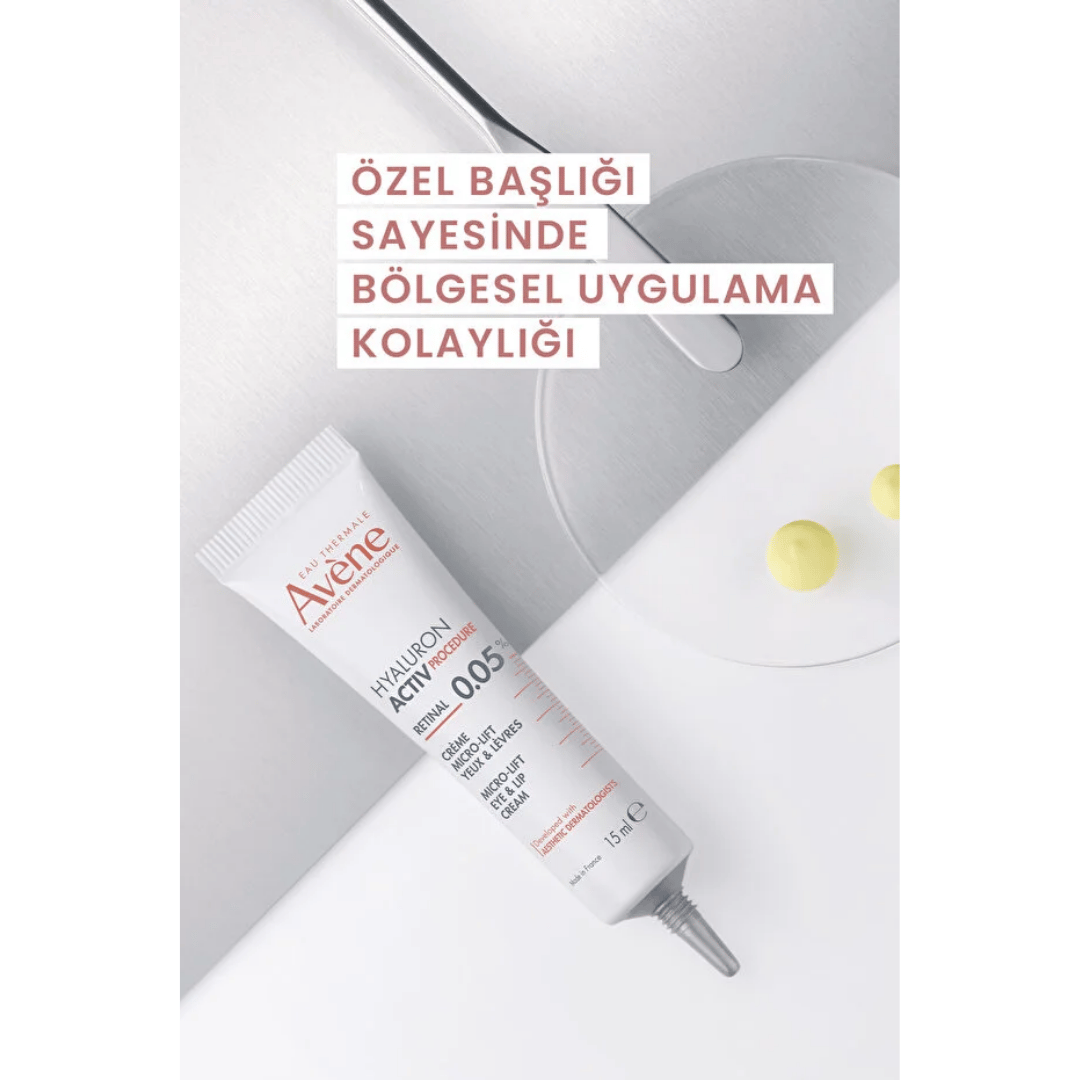 Avene Hyaluron Activ Procedure Retinal Niasinamid Hyalüronik Asit Göz ve Dudak Kremi 15 ml - Avene