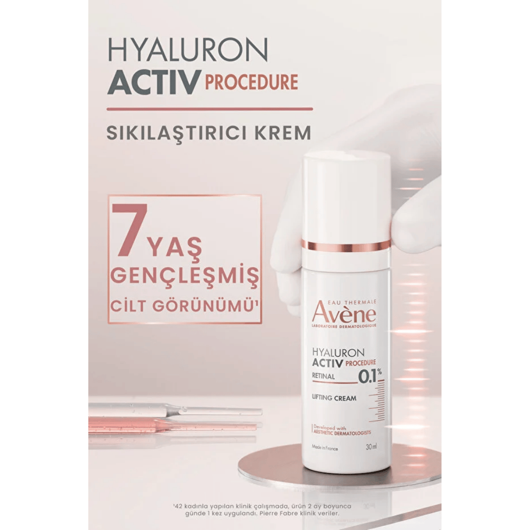 Avene Hyaluron Activ Procedure Retinal Niasinamid ve Hyaluronik Asit İçeren Krem 30 ml - Avene