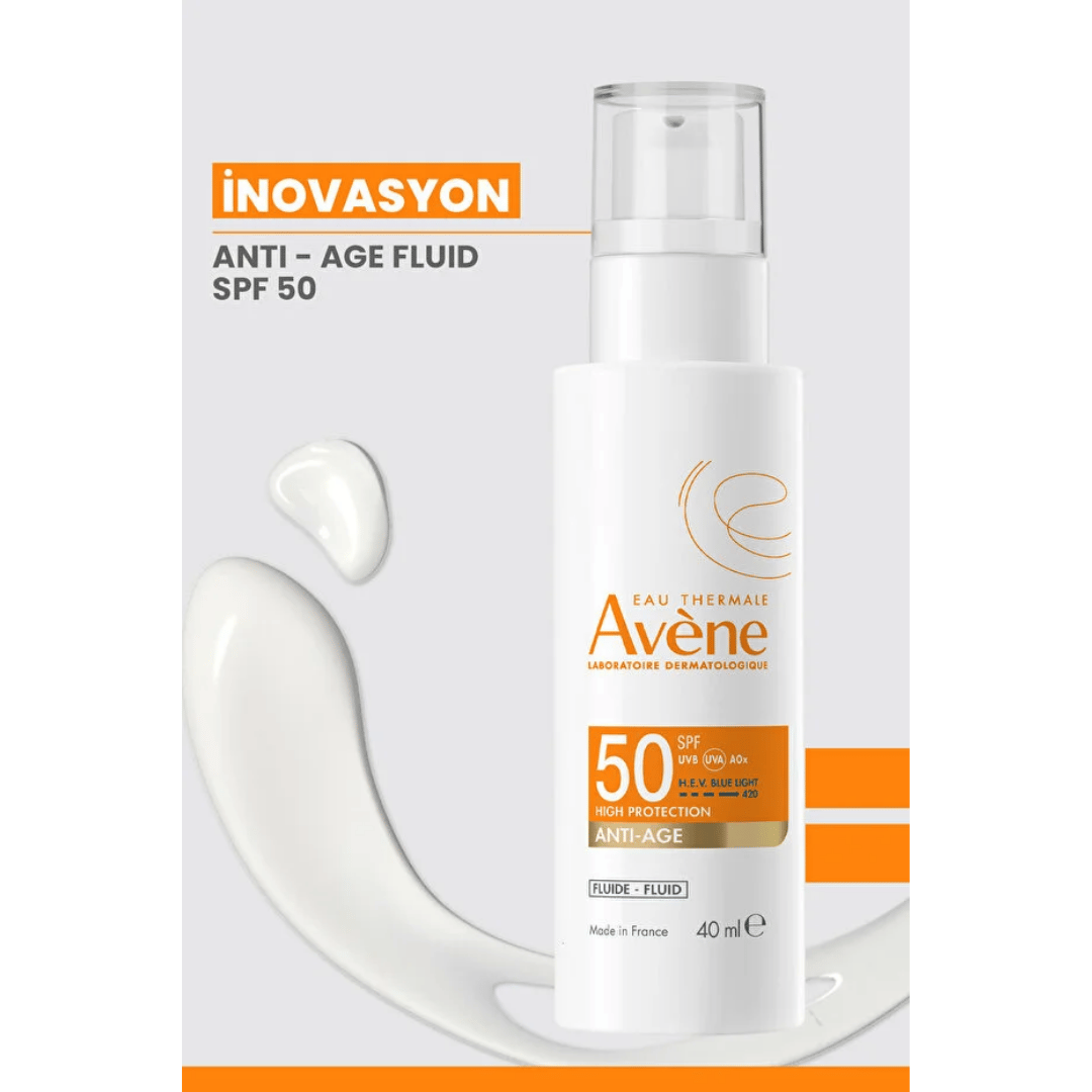 Avene Hyalüronik Asit (%0,2) İçeren SPF50+ Yaşlanma Karşıtı Güneş Kremi 40 ml - Avene