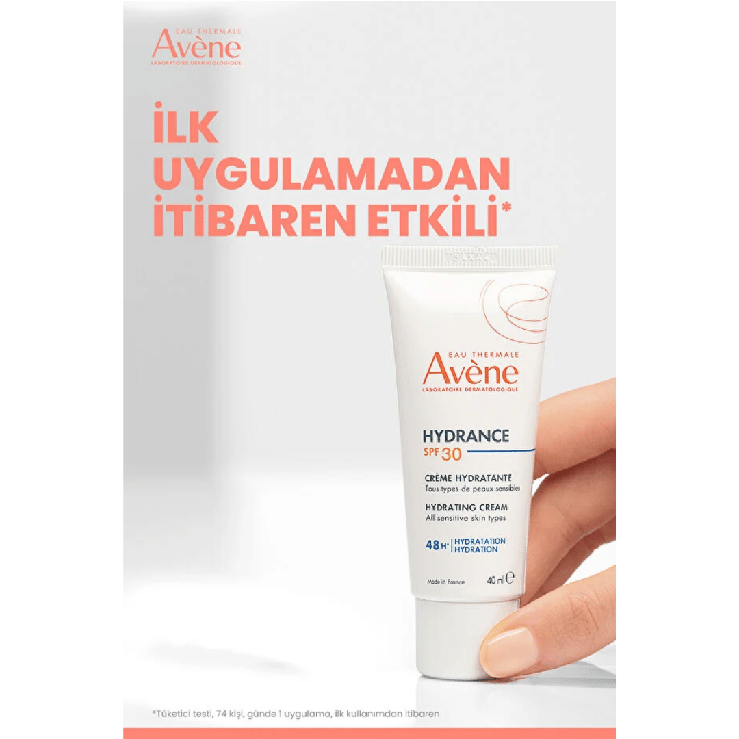 Avene Hydrance Hydrating Cream SPF30 - Hassas Ciltler için Nemlendirici Krem 40 ml - Avene