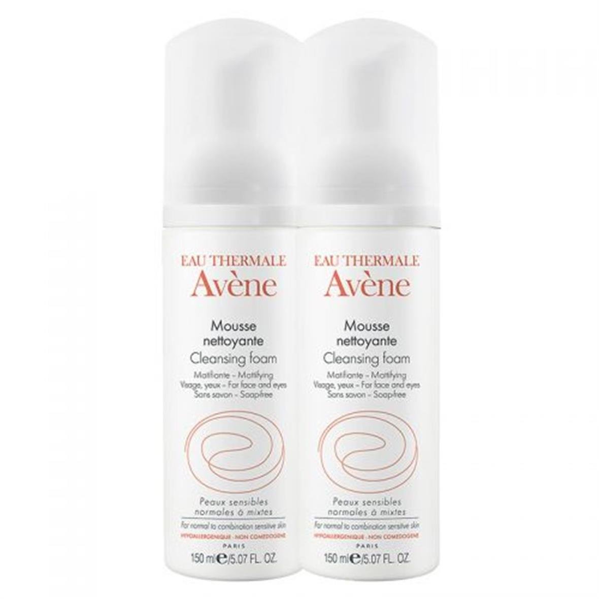 Avene Mousse Nettoyante Cilt Temizleme Köpüğü 2x150ml SET - Avene