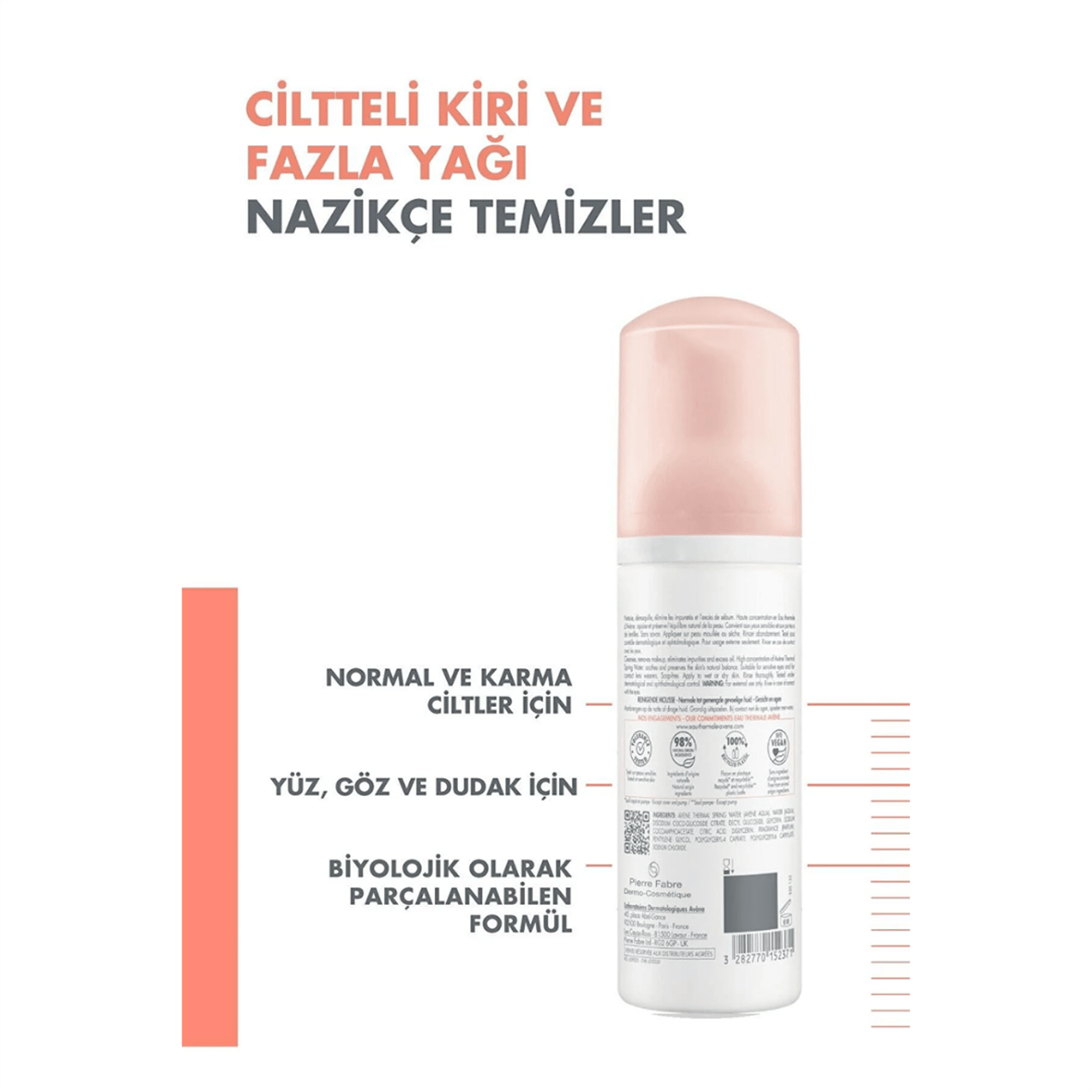 Avene Mousse Nettoyante Cilt Temizleyici Köpük 150 ml - Avene