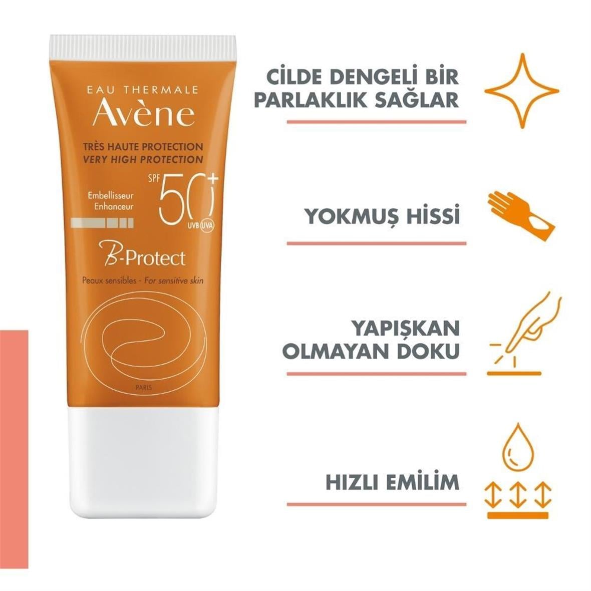 Avene Solaire B-Protect SPF 50 Güneş Kremi 30 ml - Avene