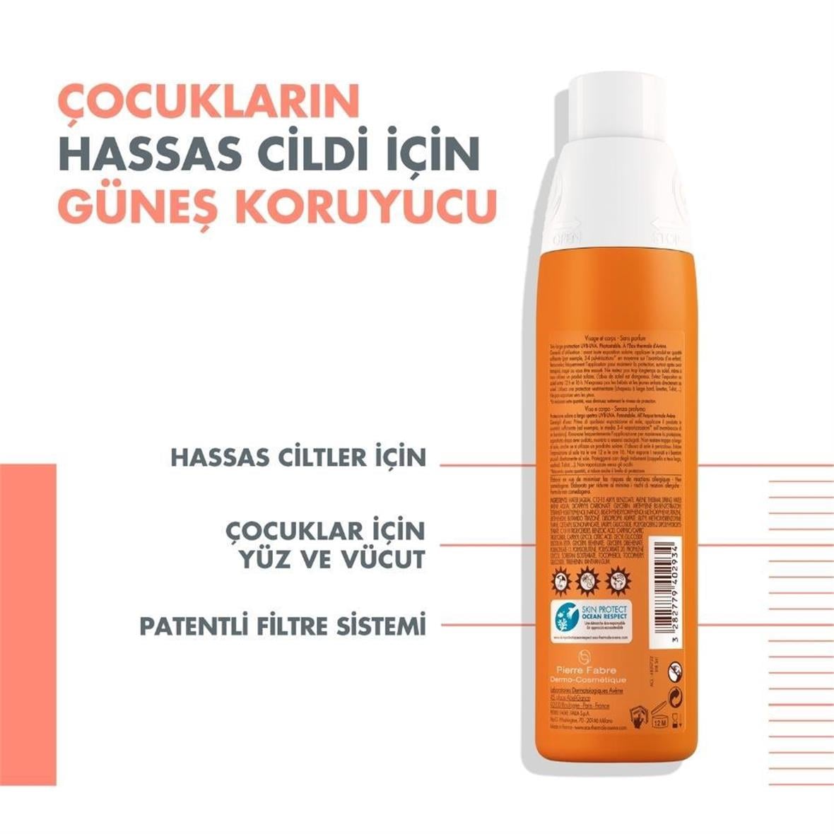 Avene Spf 50+ Children Çocuk Güneş Spreyi 200ml - Avene