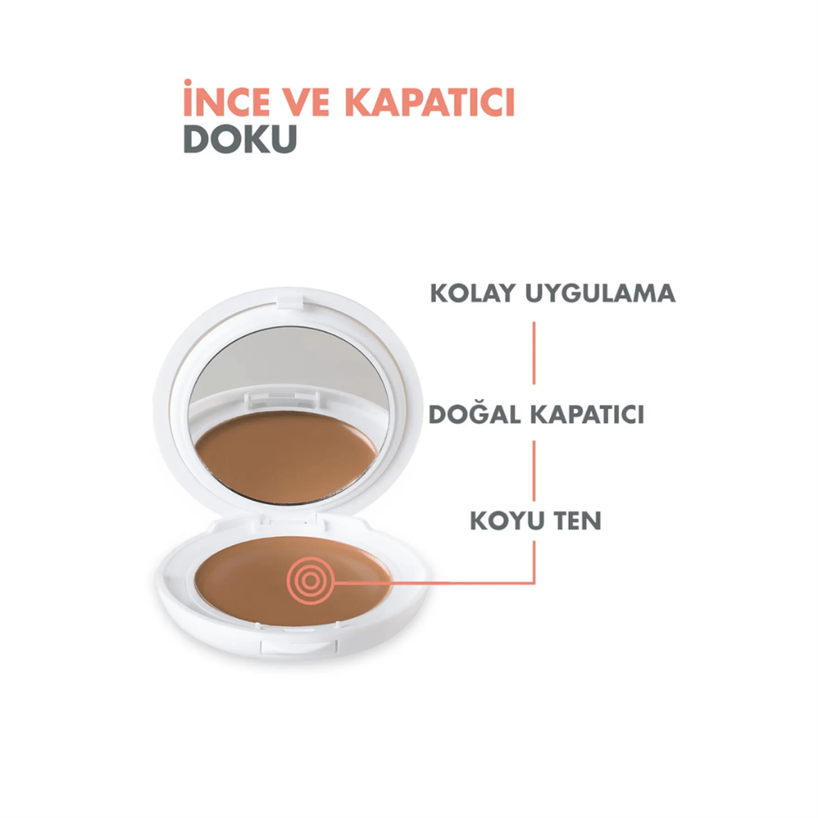 Avene SPF 50 Renkli Güneş Koruyucu Kompakt Pudra 10 gr - Avene