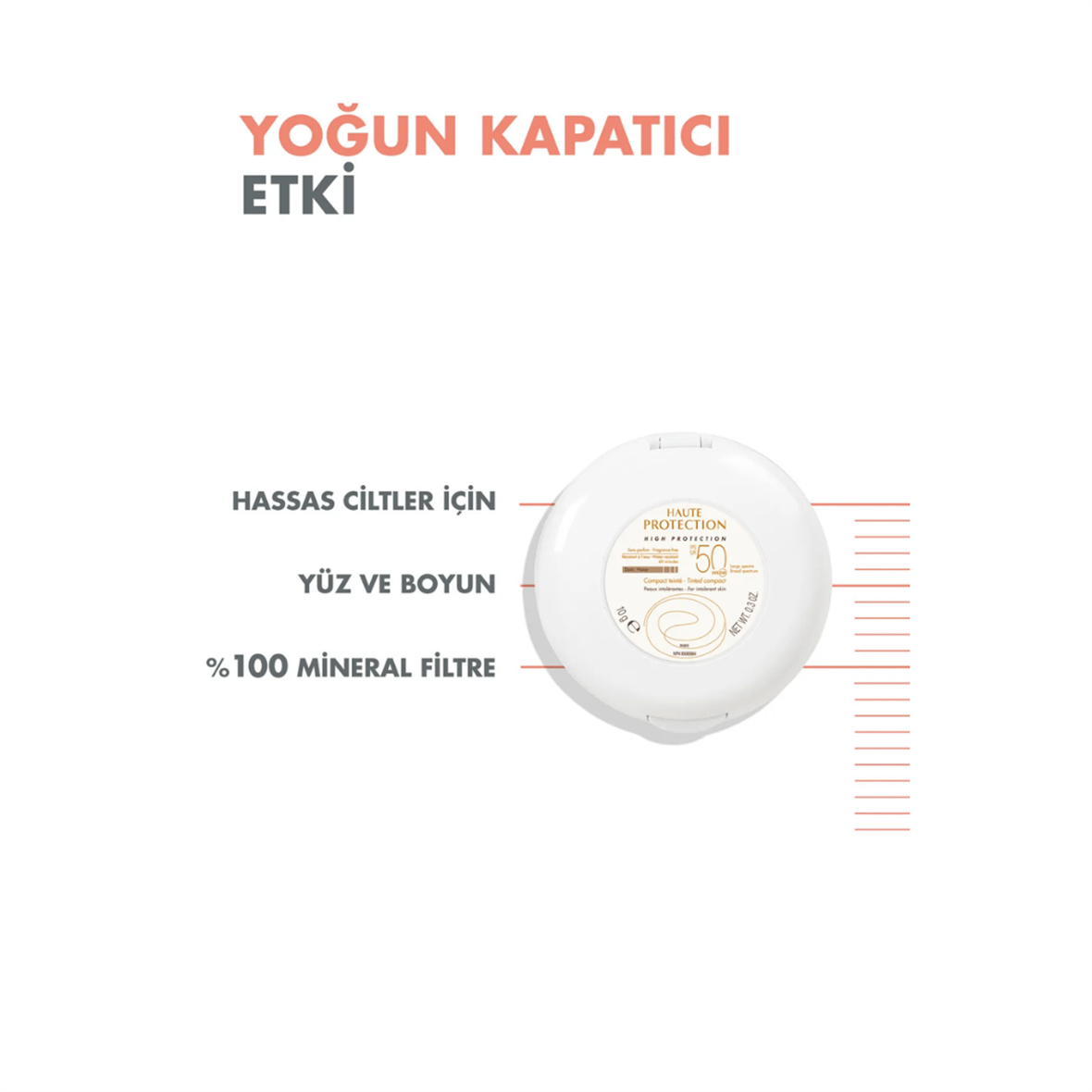 Avene SPF 50 Renkli Güneş Koruyucu Kompakt Pudra 10 gr - Avene