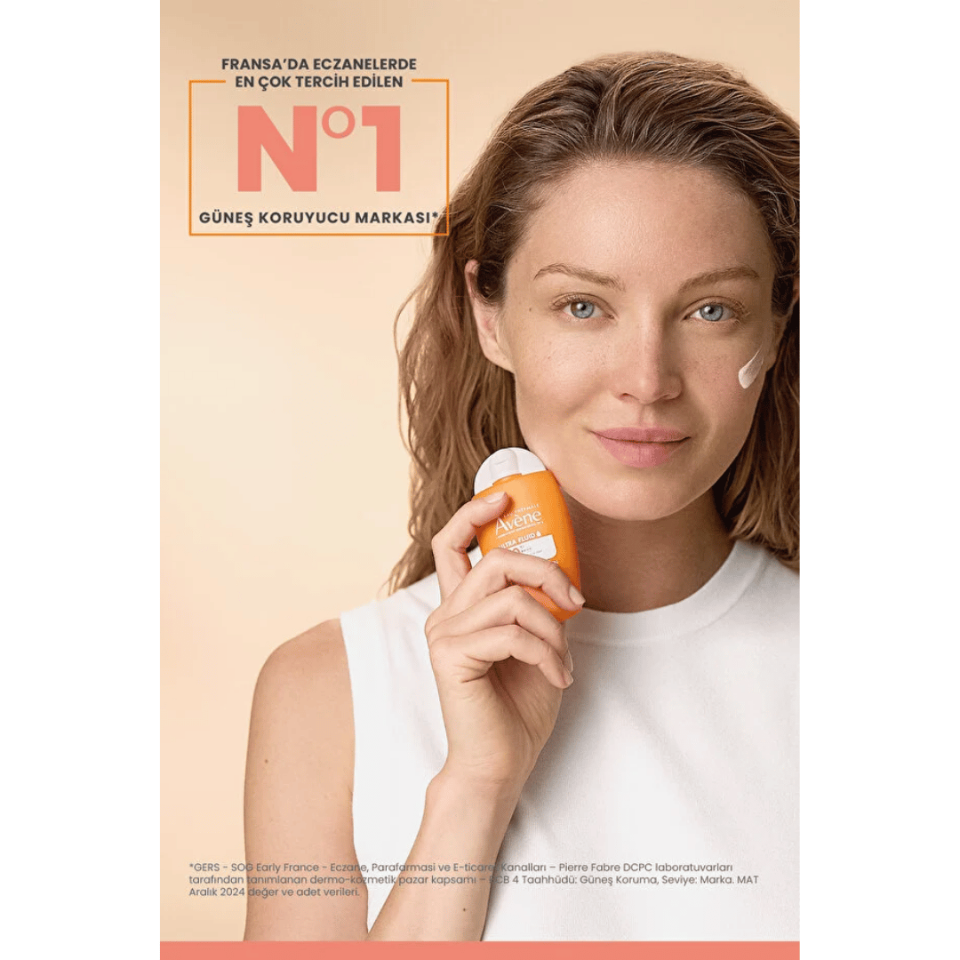 Avene Ultra Fluid Oil Control SPF50 Yağlı Ciltler İçin Çok Yüksek Korumalı Güneş Kremi 50 ml - Avene