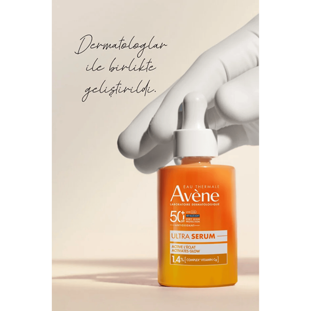 Avene Ultra Serum SPF 50+ Aydınlatıcı Etkili UVA,UVB ve Mavi Işık Karşıtı Güneş Koruyucu Serum 30 ml - Avene