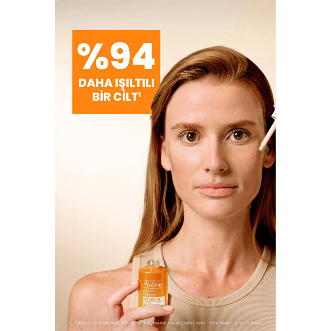 Avene Ultra Serum SPF 50+ Aydınlatıcı Etkili UVA,UVB ve Mavi Işık Karşıtı Güneş Koruyucu Serum 30 ml - Avene
