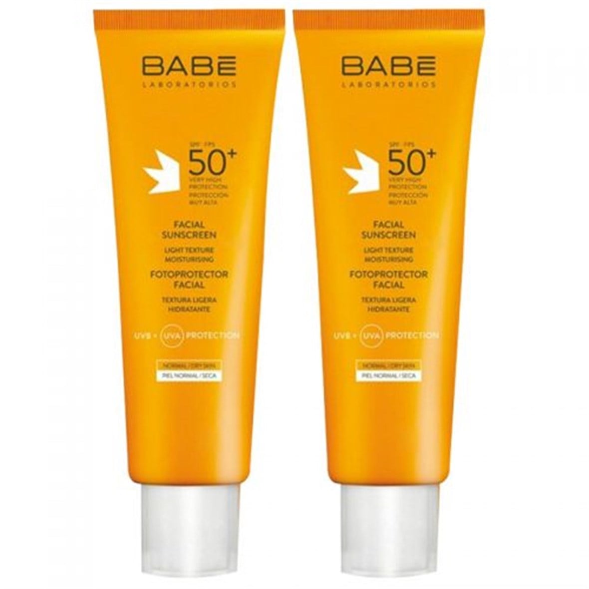 Babe Spf 50+ Yüz İçin Güneş Koruyucu Krem 2x50 ml - Babe