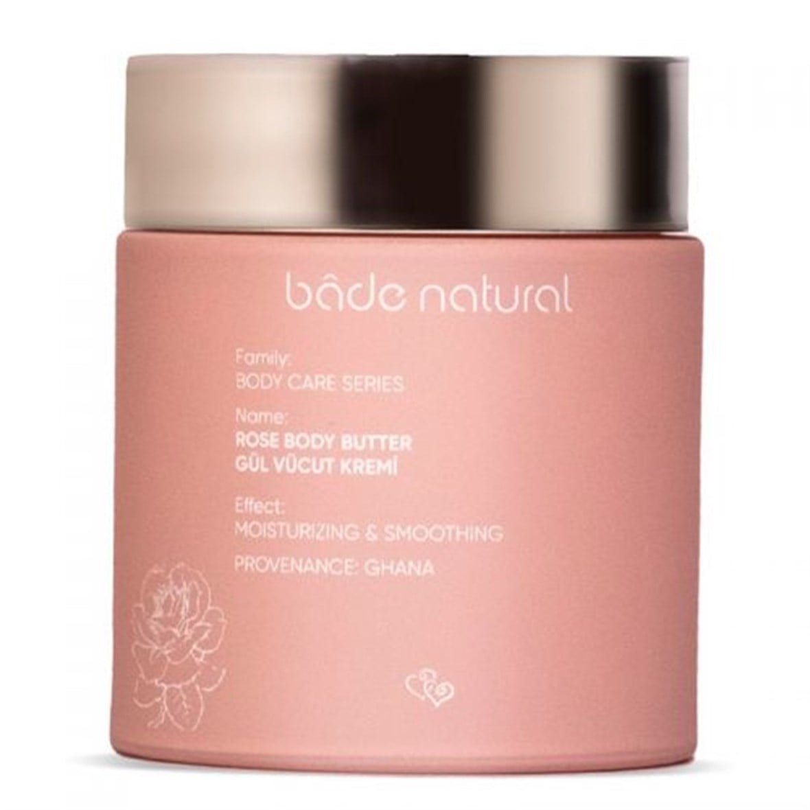 Bade Natural Gül Vücut Kremi 100 ml - Bade Natural