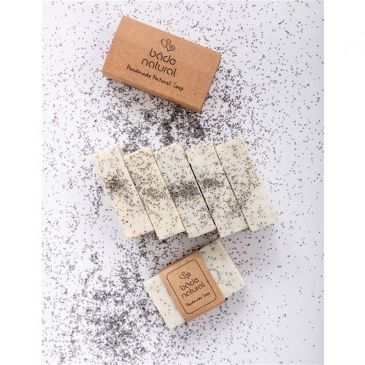 Bade Natural Ökaliptus Yağı ve Haşhaş İçerikli Doğal Peeling Sabunu 100 gr - Bade Natural