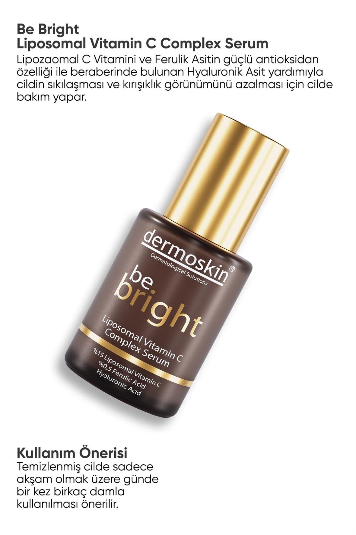 Be Bright Liposomal Vitamin C Complex Serum 30 ml - Dermoskin