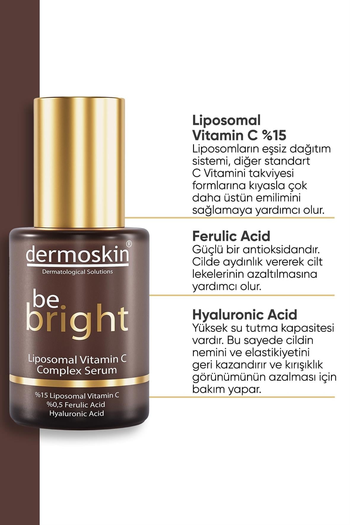 Be Bright Liposomal Vitamin C Complex Serum 30 ml - Dermoskin