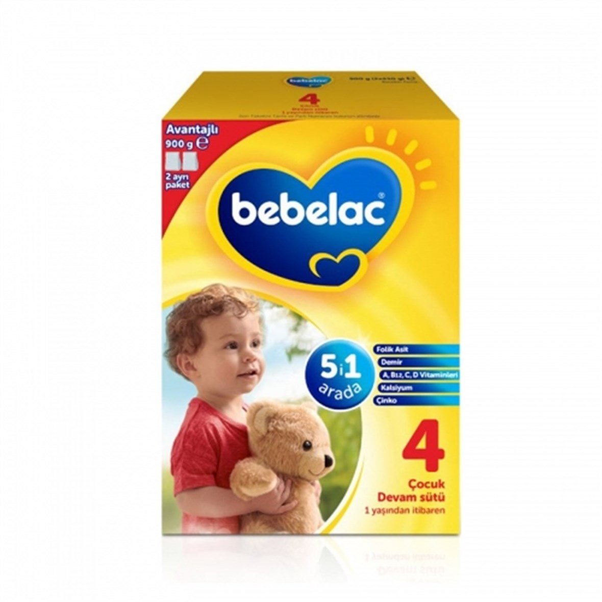 Bebelac 4 Devam Sütü 900 gr | +1 yaş - Nutricia