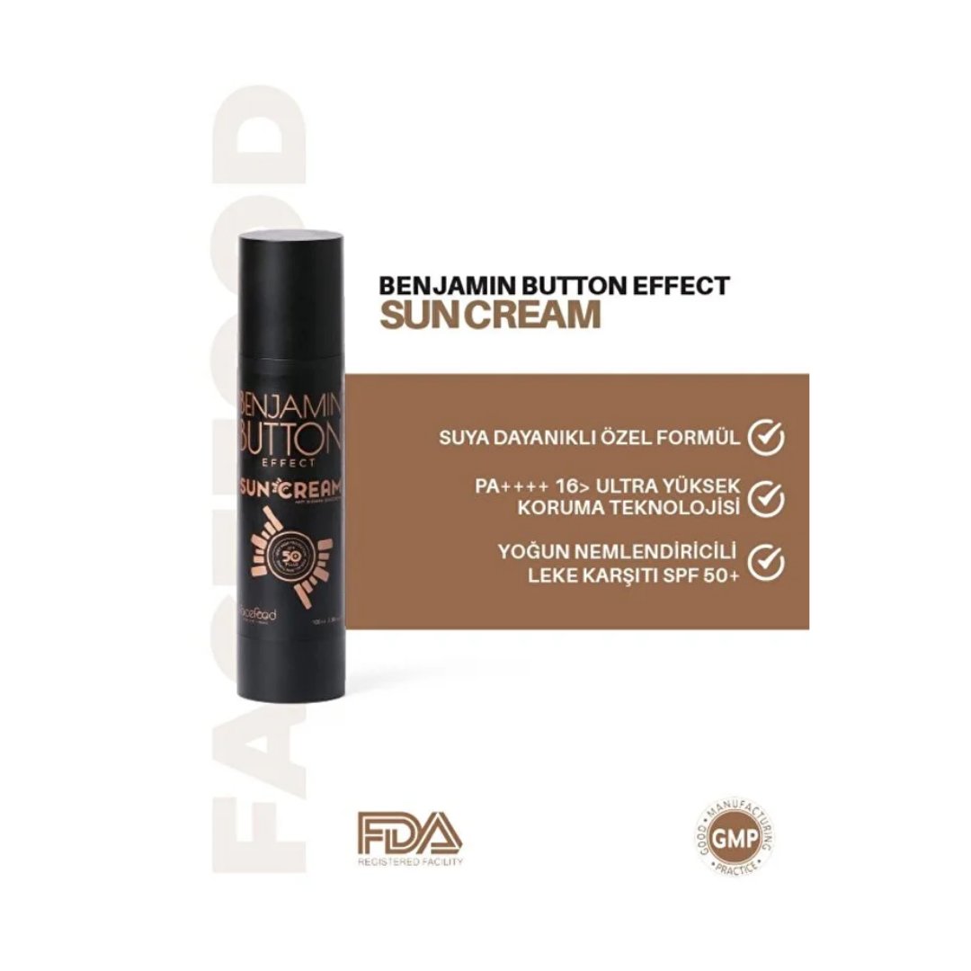 Benjamin Button Effect Leke Karşıtı Ve Nemlendirici Güneş Kremi Spf 50 100 ml - Benjamin Button Effect