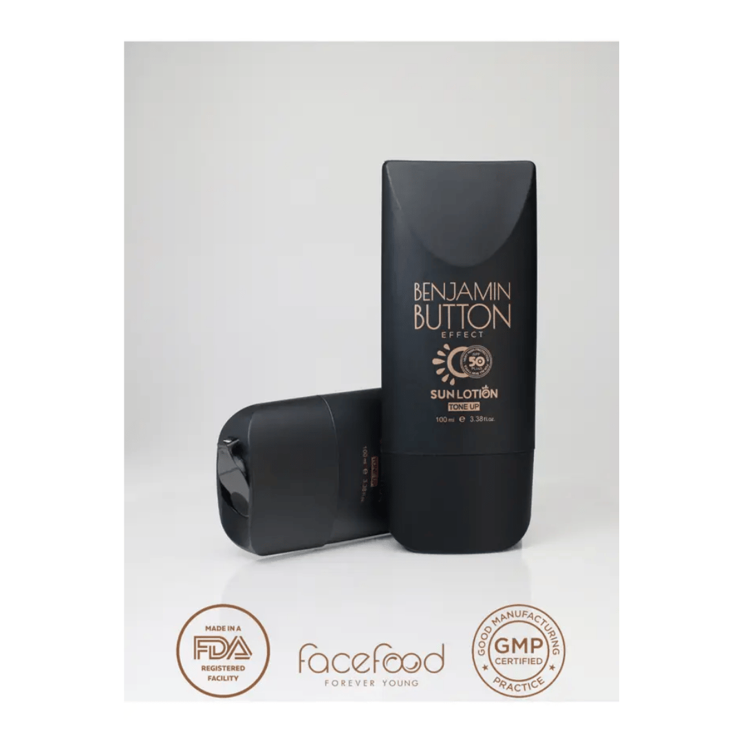 Benjamin Button Effect Lotion Tone Up Aydınlatıcı Renkli Güneş Losyonu SPF50 100 ml - Benjamin Button Effect
