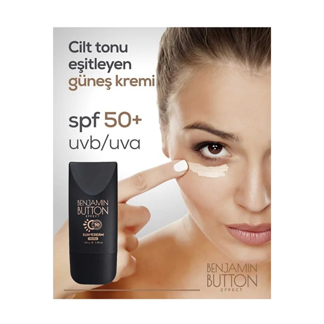 Benjamin Button Effect Tinted Güneş Kremi SPF50+ 100 ml - Benjamin Button Effect