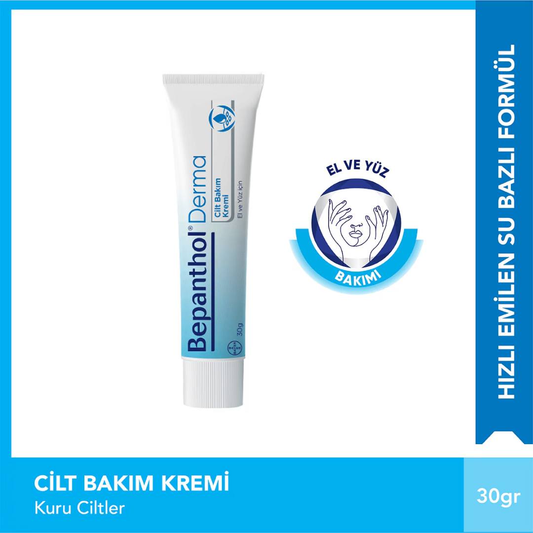 Bepanthol El ve Yüz İçin Cilt Bakım Kremi 30 gr - Bepanthol