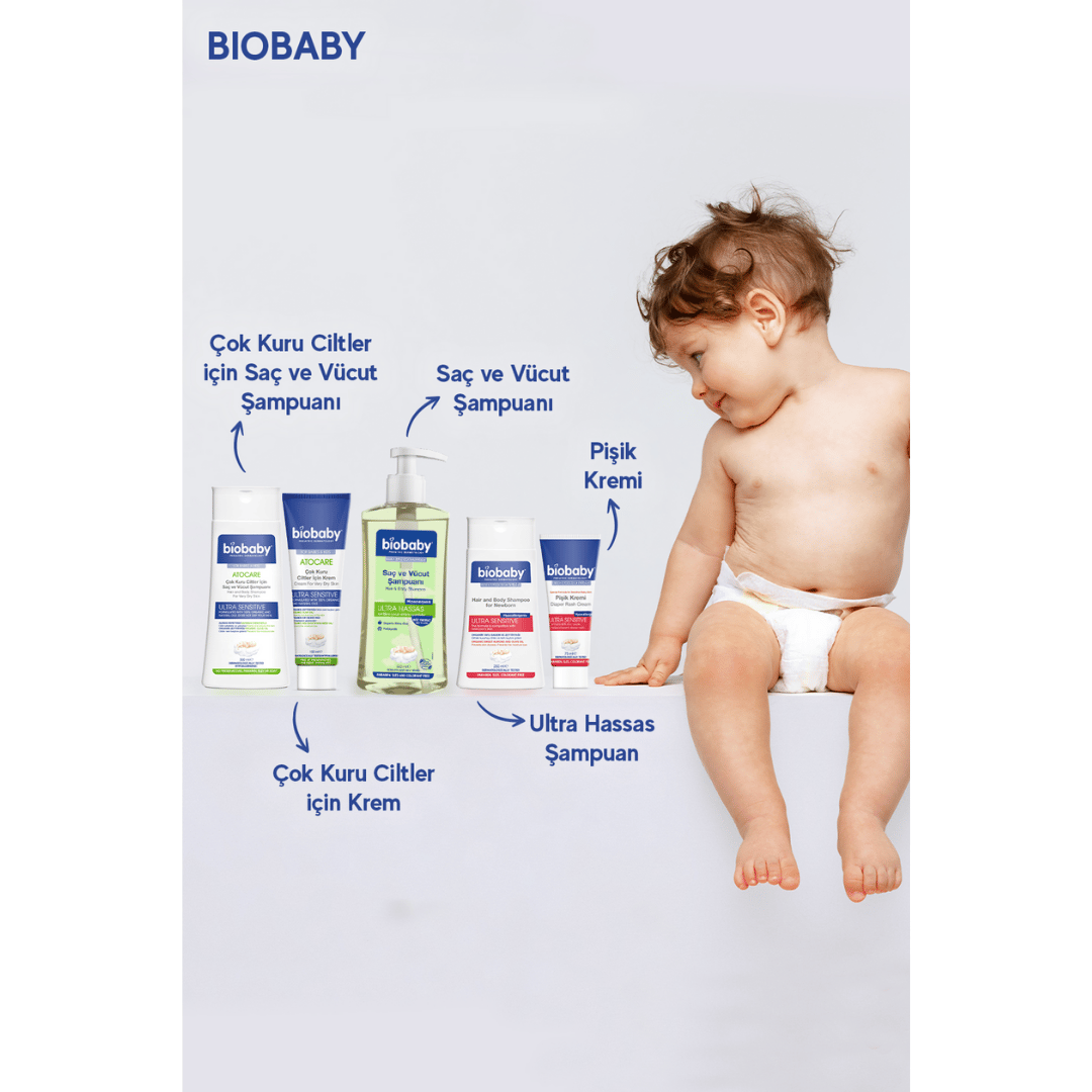 Biobaby Bebek Saç ve Vücut Şampuanı 500 ml 3 Al 2 Öde - Biobaby