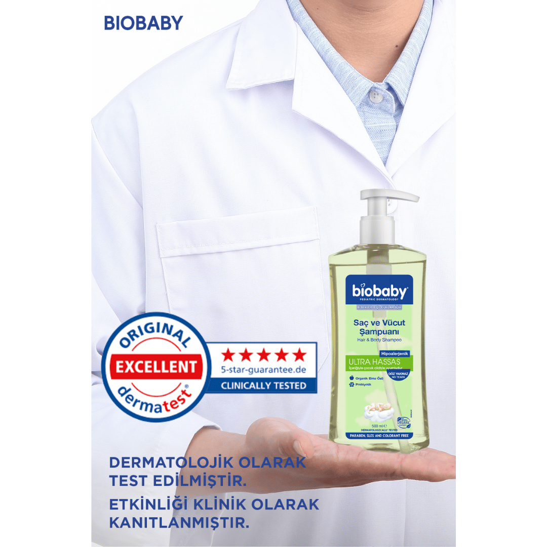 Biobaby Bebek Saç ve Vücut Şampuanı 500 ml 3 Al 2 Öde - Biobaby