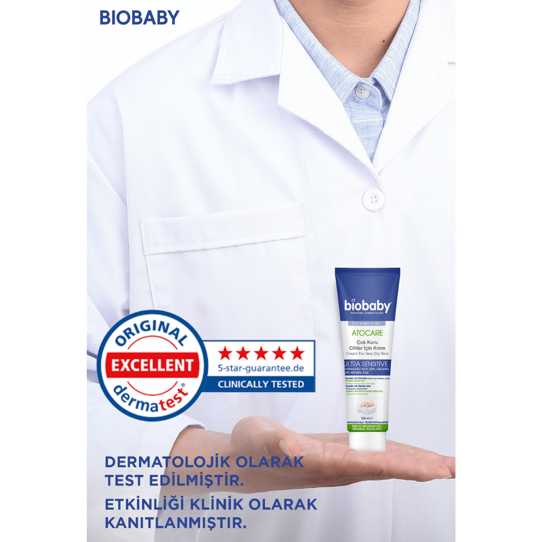 Biobaby Kuru ve Çok Kuru Ciltler İçin Krem 100 ml - Biobaby