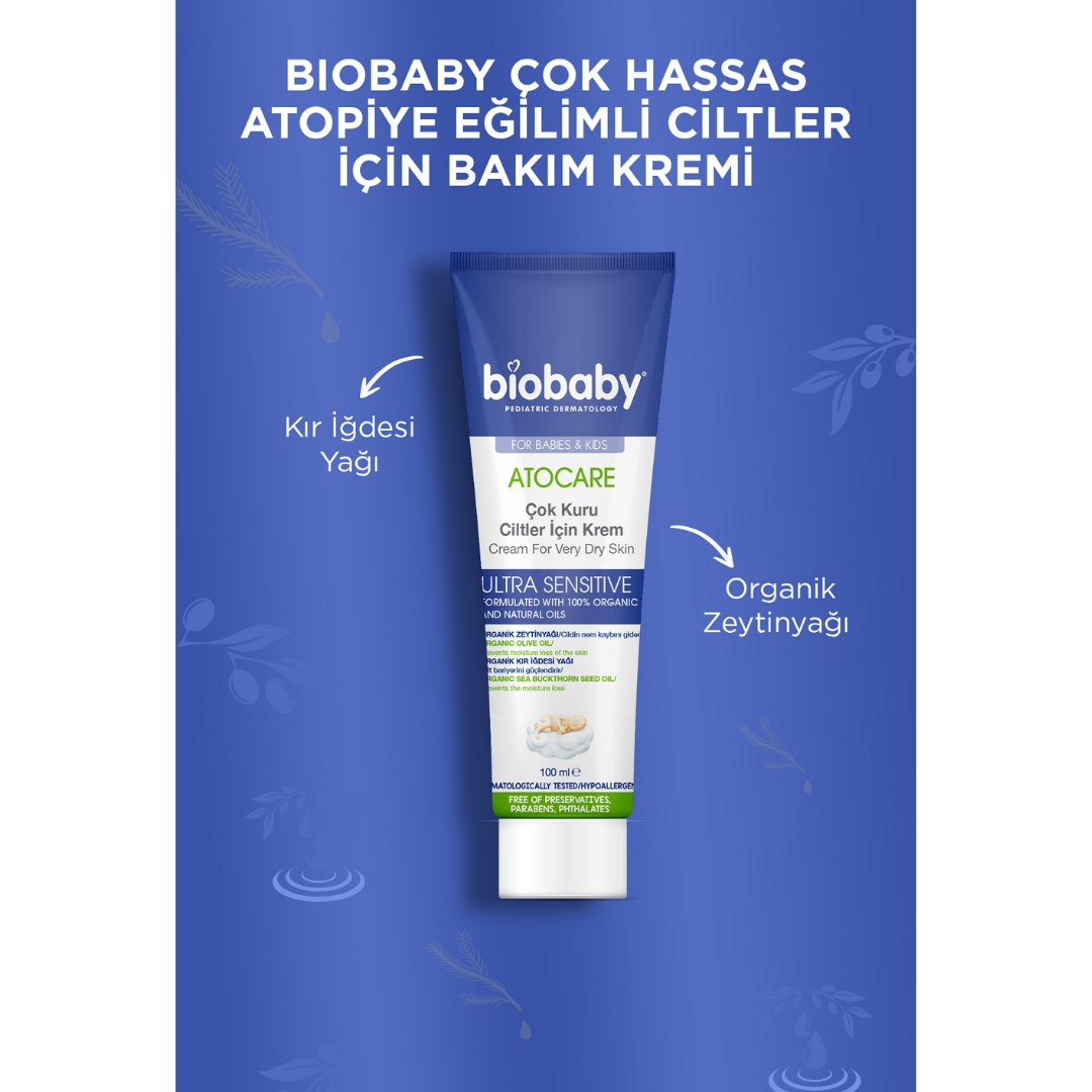 Biobaby Kuru ve Çok Kuru Ciltler için Şampuan ve Krem Seti - Biobaby