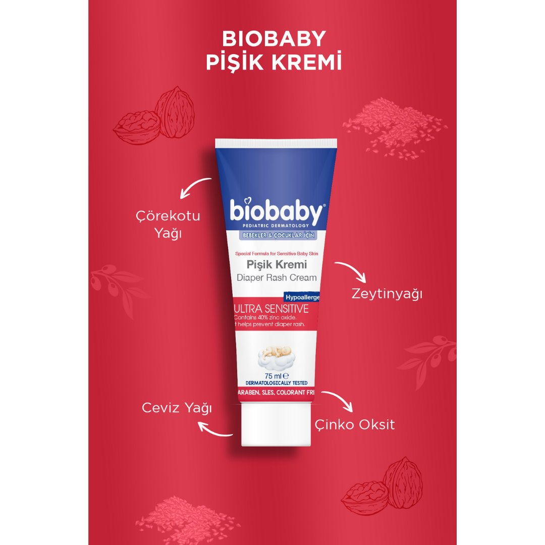Biobaby Pişik Kremi 75 ml - Biobaby