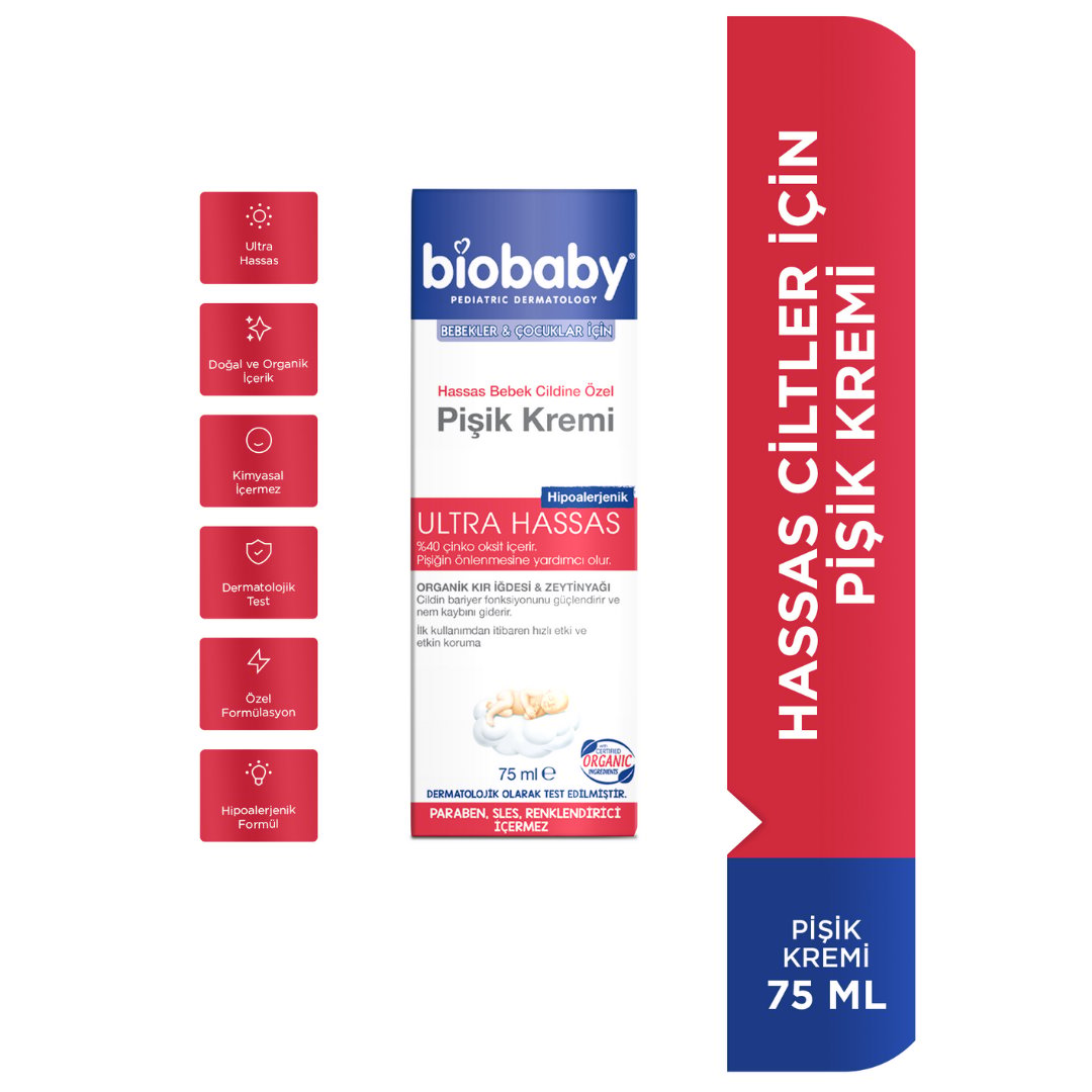 Biobaby Pişik Kremi 75 ml - Biobaby