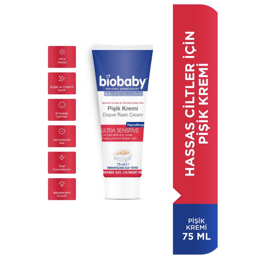 Biobaby Pişik Kremi 75 ml - Biobaby