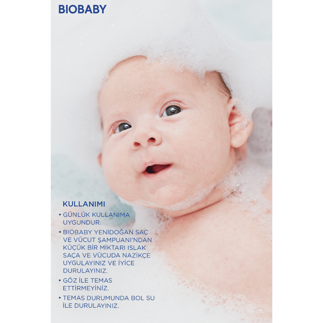 Biobaby Yenidoğan Saç ve Vücut Şampuanı 200 ml - Biobaby