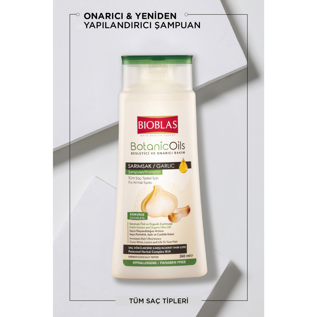 Bioblas Botanic Oils Sarımsak Şampuanı 360 ml - Bioblas