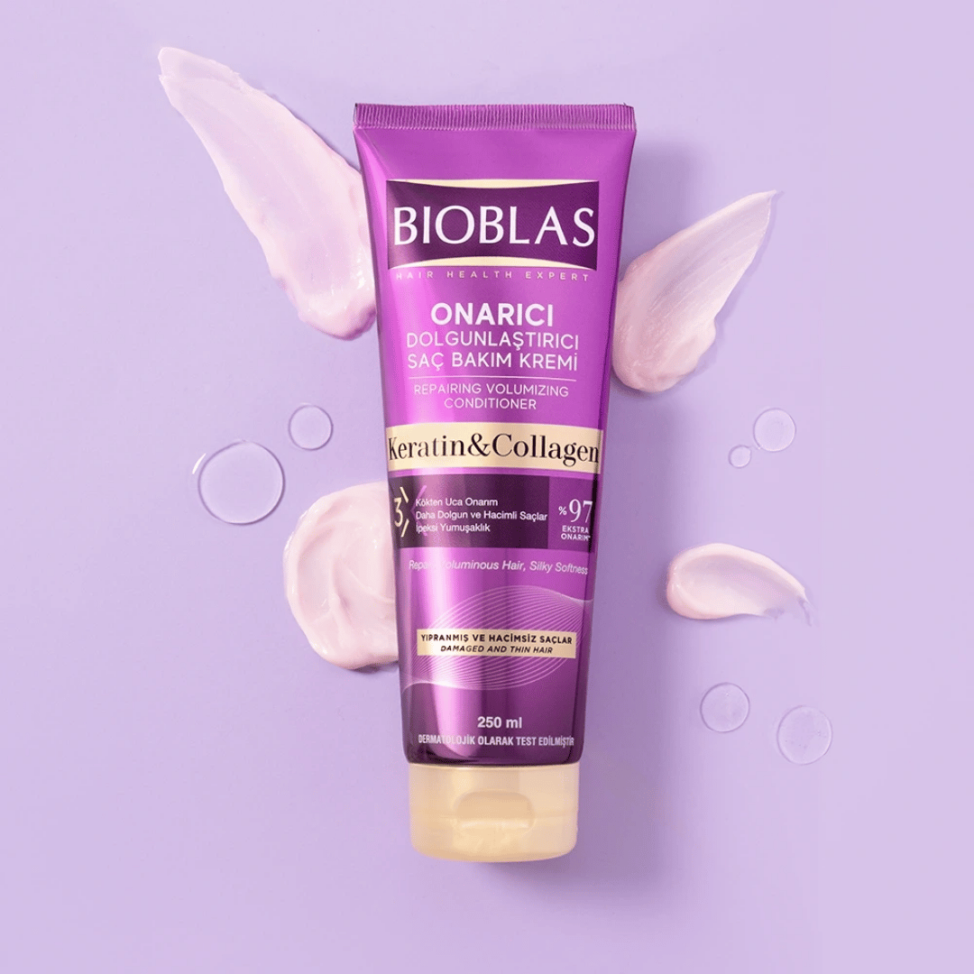 Bioblas Collagen Keratin Saç Dolgunlaştırıcı Saç Kremi 250 ml - Bioblas