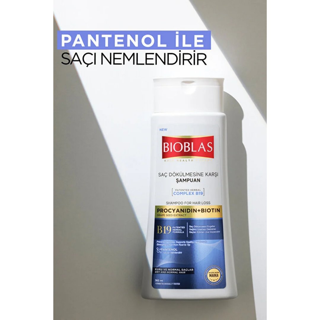 Bioblas Procyanidin Biotin Anti Stres Saç Dökülmesine Karşı Şampuan 360 ml - Bioblas