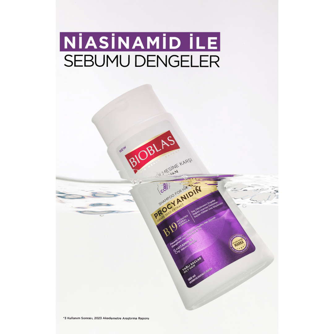 Bioblas Procyanidin Saç Dökülmesine Yağlanmaya Karşı Şampuan 360 ml - Bioblas