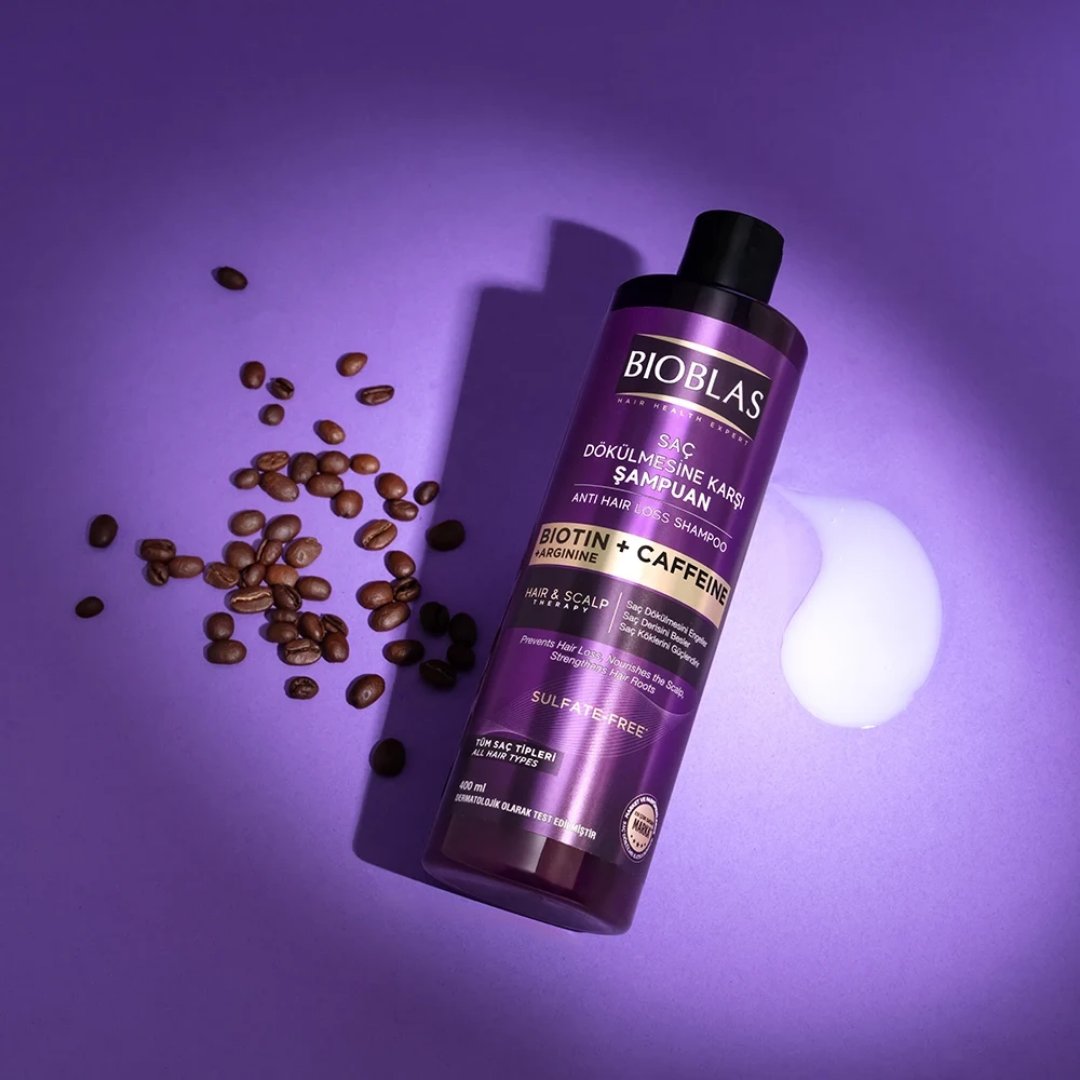 Bioblas Saç Dökülmesine Karşı Biotin ve Kafein İçeren Şampuan 400 ml - Bioblas
