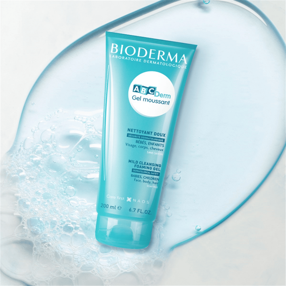 Bioderma Abcderm Foaming Cleanser 200ml - Bioderma ABCderm