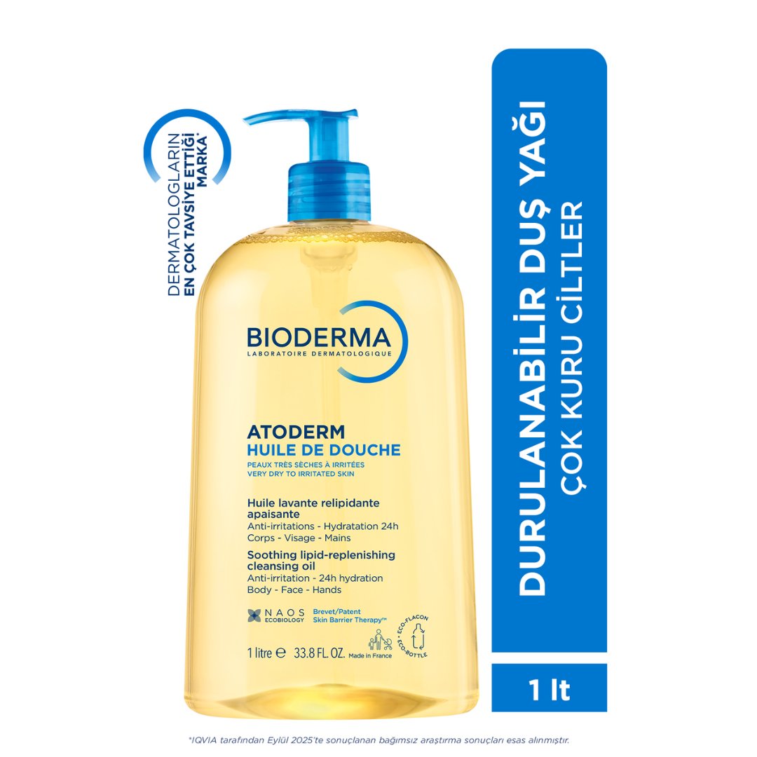 Bioderma Atoderm Duş Yağı ve Nemlendirici Krem Seti Kuru ve Atopik Ciltler İçin - Bioderma