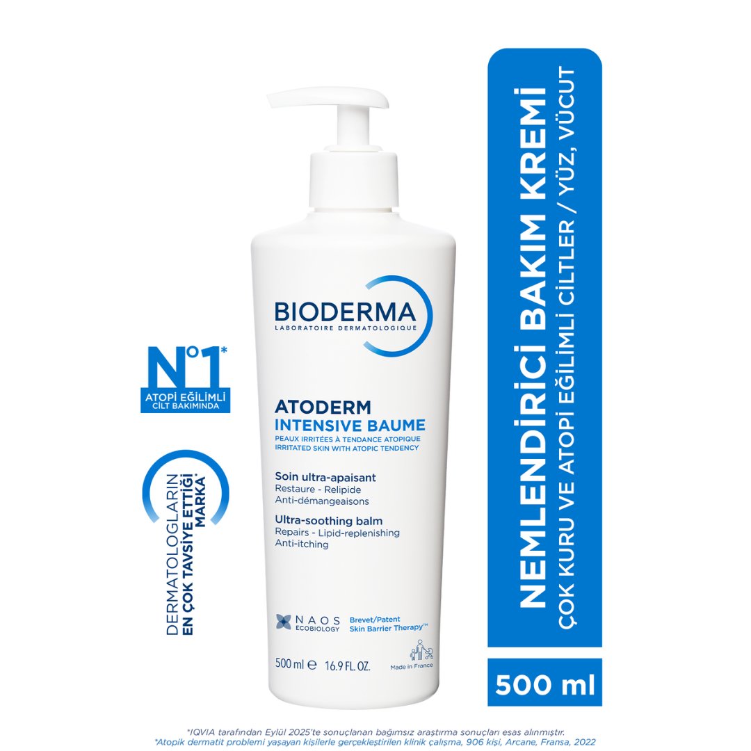 Bioderma Atoderm Duş Yağı ve Nemlendirici Krem Seti Kuru ve Atopik Ciltler İçin - Bioderma