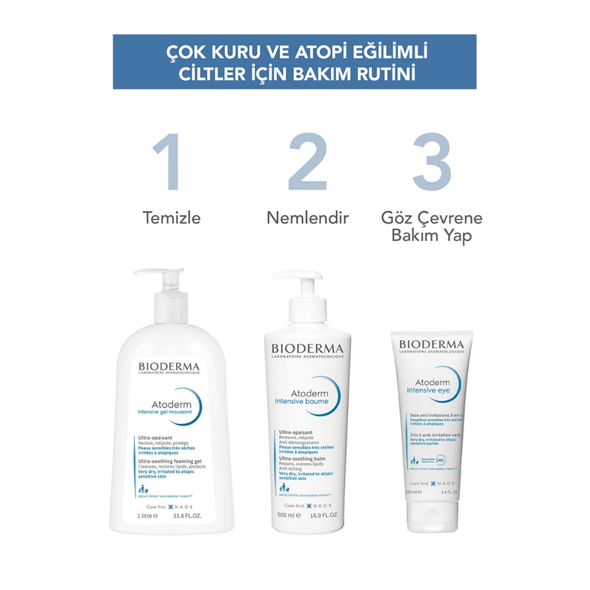 Bioderma Atoderm Intensive Göz Çevresi Kremi 100 ml - Bioderma